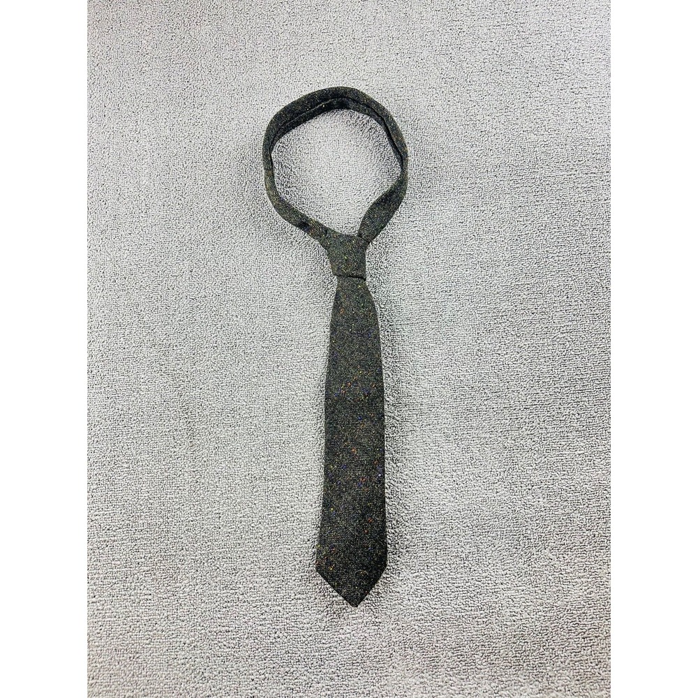Hickey‎ Tie Men Multi Color Tweed Wool Classic Business Italy Made Formal Preppy